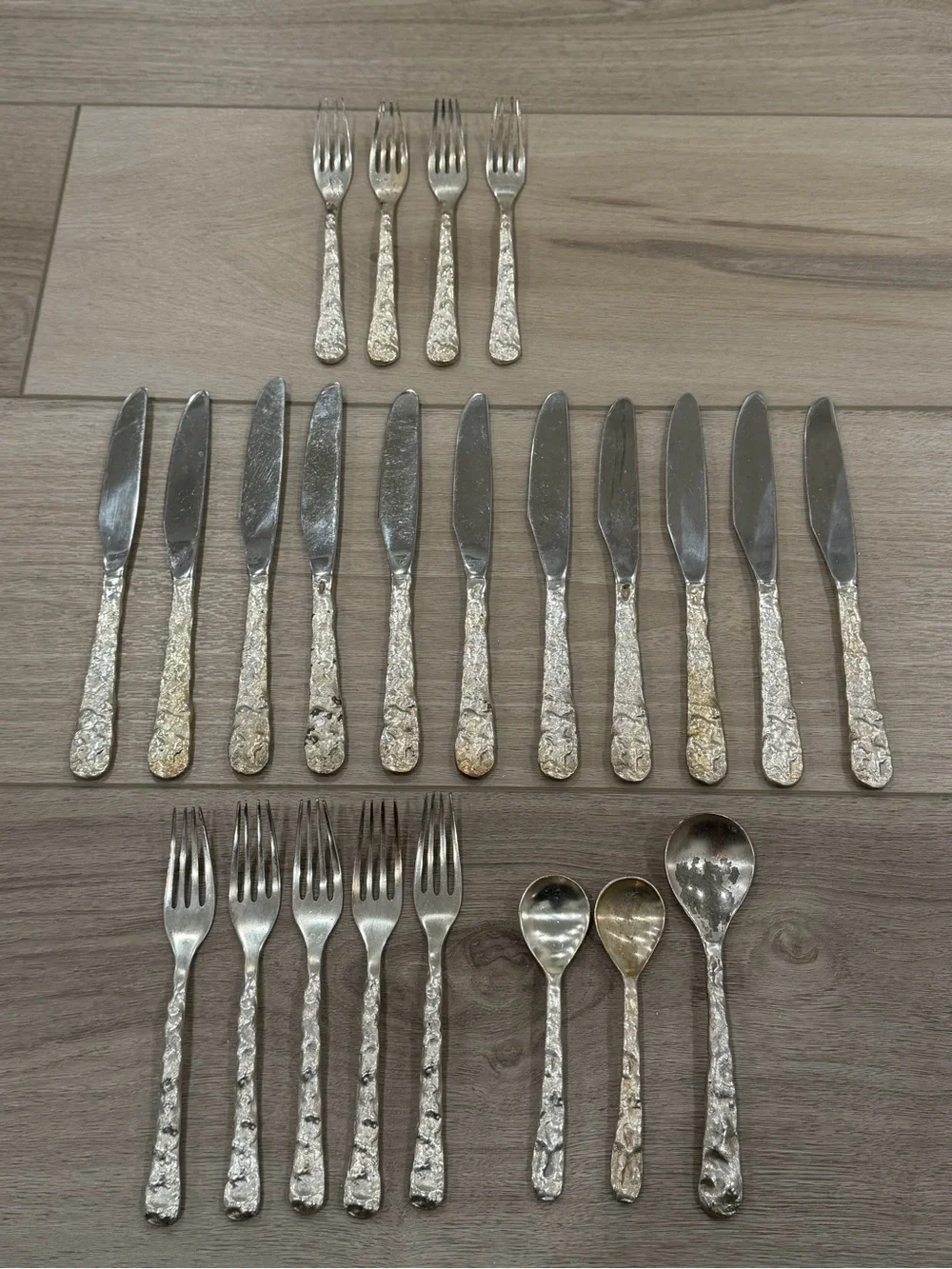Vintage Michael Aram 1994 Flatware Set Stainless Steel Cutlery Lot 23 Pieces